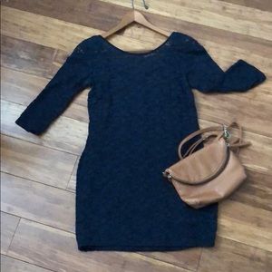 Bodycon navy dress